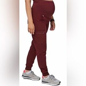 Women's Burgundy Jogger Pants